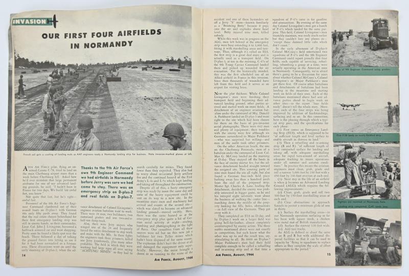 US WW2 Air Force Magazine 'Bob Noody' 101st Airborne Division.