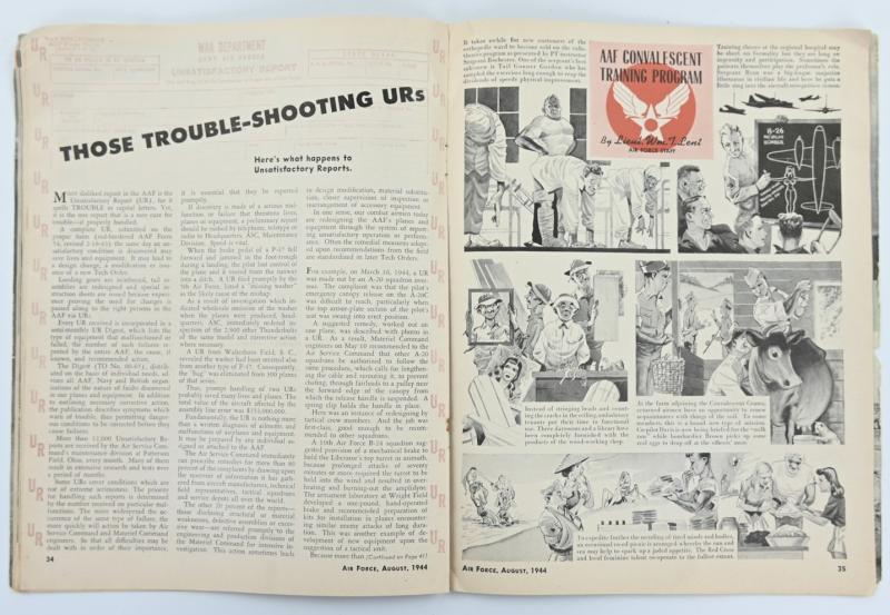 US WW2 Air Force Magazine 'Bob Noody' 101st Airborne Division.