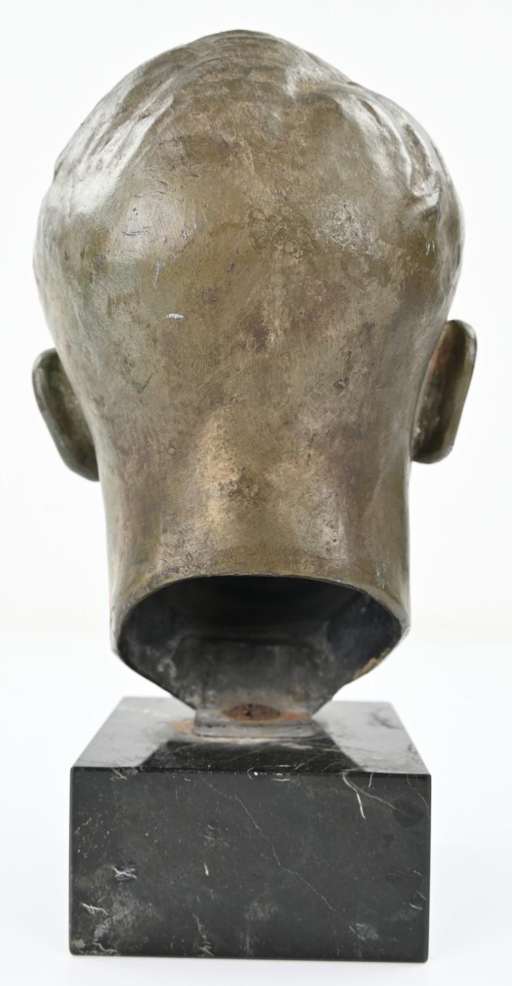 German Third Reich Period Adolf Hitler Bronze Buste