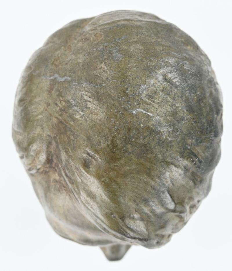 German Third Reich Period Adolf Hitler Bronze Buste