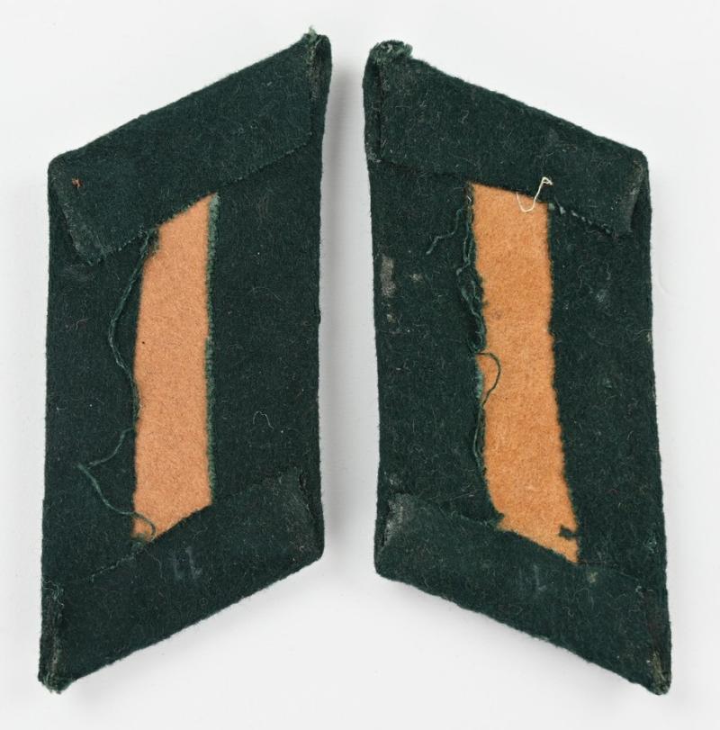 German WH Panzerjager Officer Insignia Set