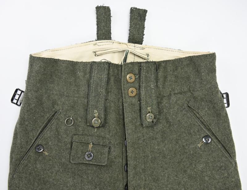 German WH/SS M43  EM Combat Trousers