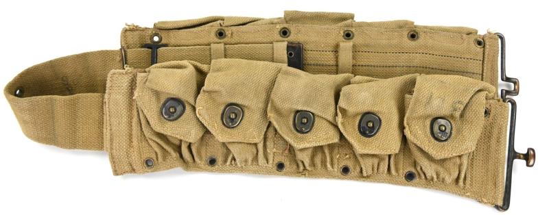 US WW2 M1 Garand Ammo Belt British Made