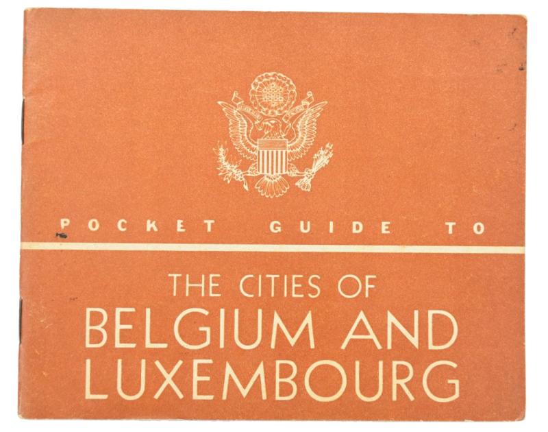 US WW2 Pocket Guide Belgium & Luxembourg