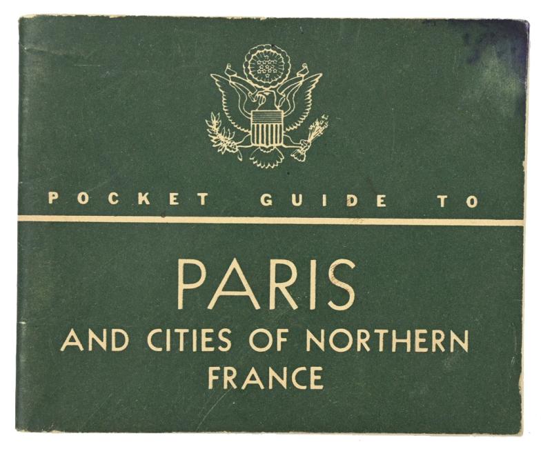 US WW2 Pocketguide to Paris