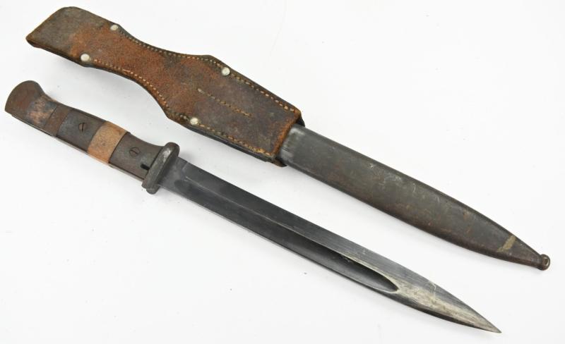 German K98 Bayonet with Frog and Matching Numbers '43ASW'