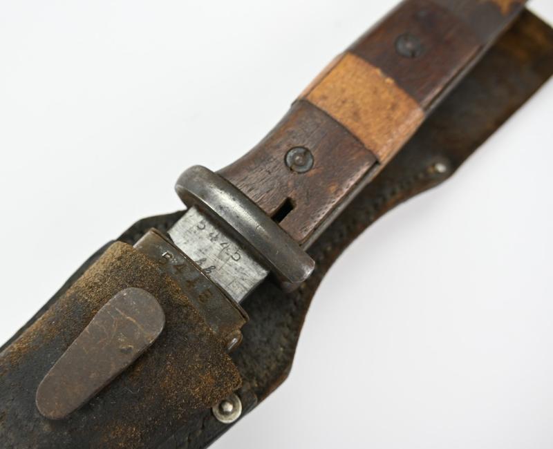 German K98 Bayonet with Frog and Matching Numbers '43ASW'