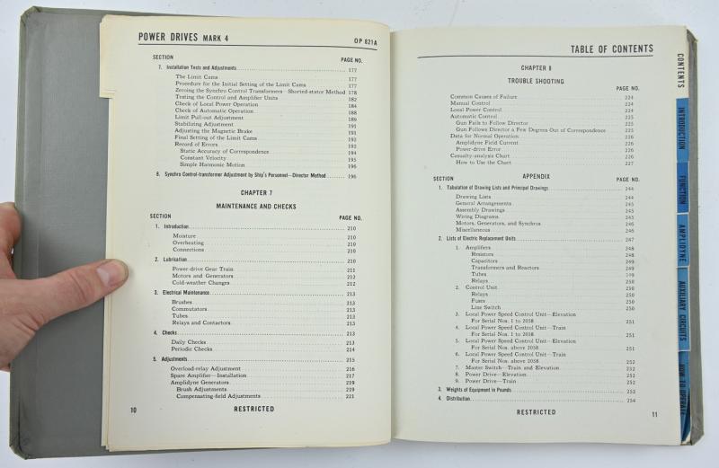 US Navy WW2 Technical Instruction Manual 'USS Missoula'