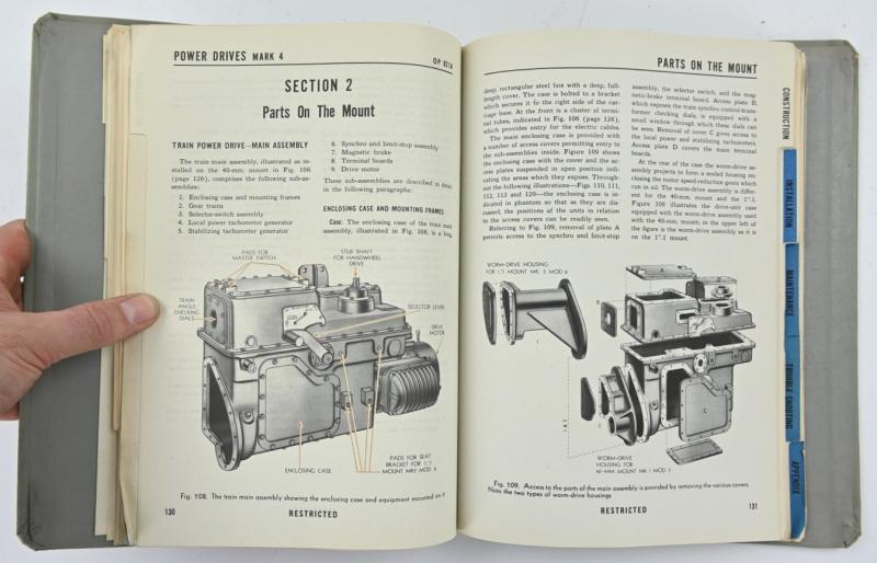 US Navy WW2 Technical Instruction Manual 'USS Missoula'