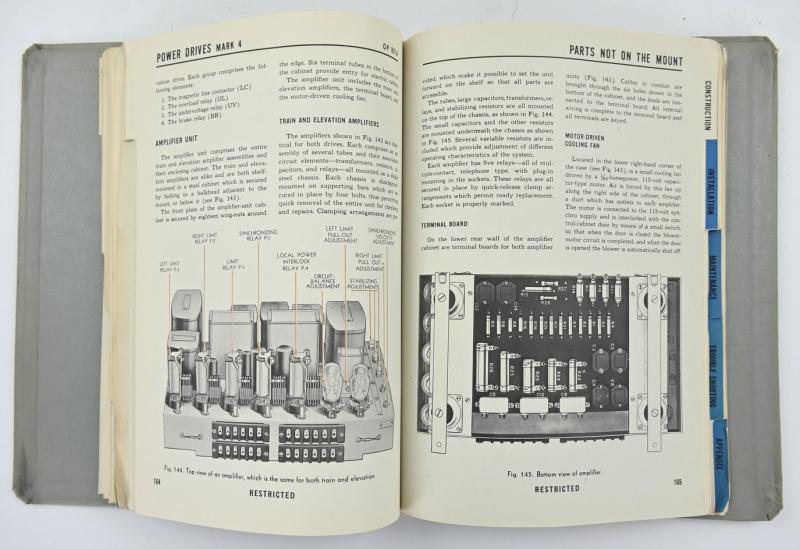 US Navy WW2 Technical Instruction Manual 'USS Missoula'