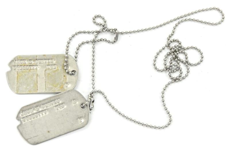 USAAF WW2 Dog-Tag Set 'Jack E. Curtis'