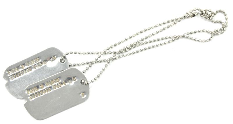 US WW2 Dog-Tag set 'Paul N. Vance' 10th Mountain Division