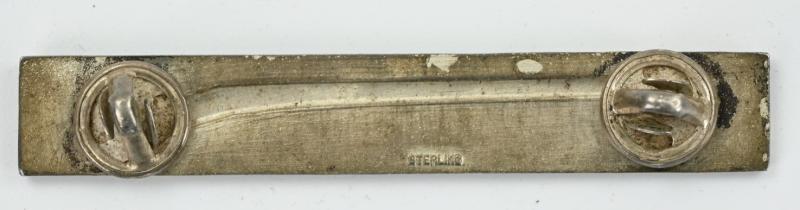 US WW2 Sterling Silver CIB Badge