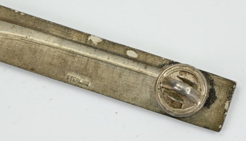 US WW2 Sterling Silver CIB Badge