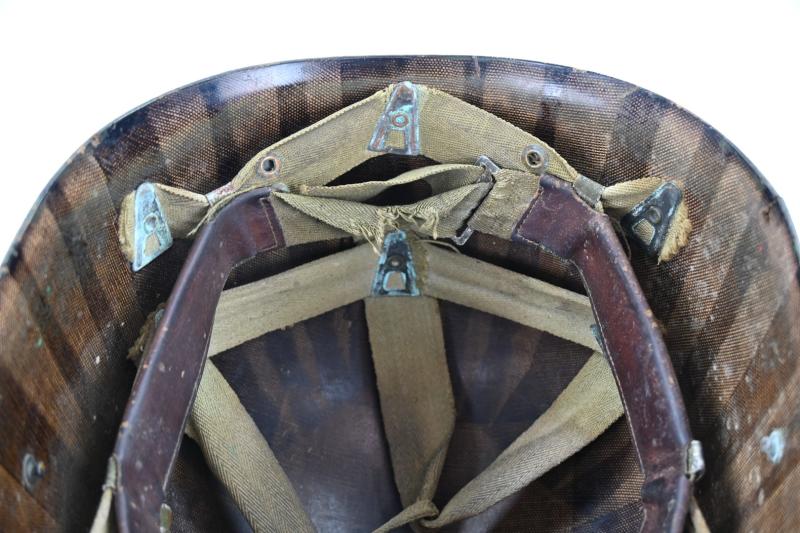 US WW2 M1 Camouflaged Helmet Liner