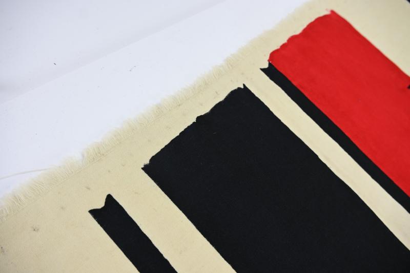 German WW1 Imperial War Flag captured by the US 298th ECB during WW2