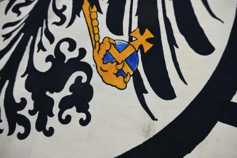 German WW1 Imperial War Flag captured by the US 298th ECB during WW2