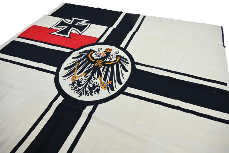 German WW1 Imperial War Flag captured by the US 298th ECB during WW2