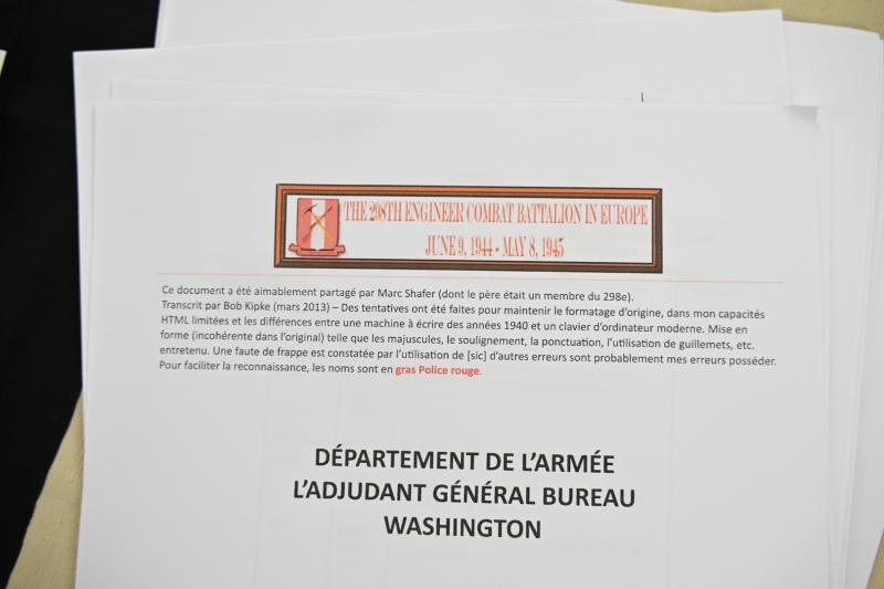 German WW1 Imperial War Flag captured by the US 298th ECB during WW2