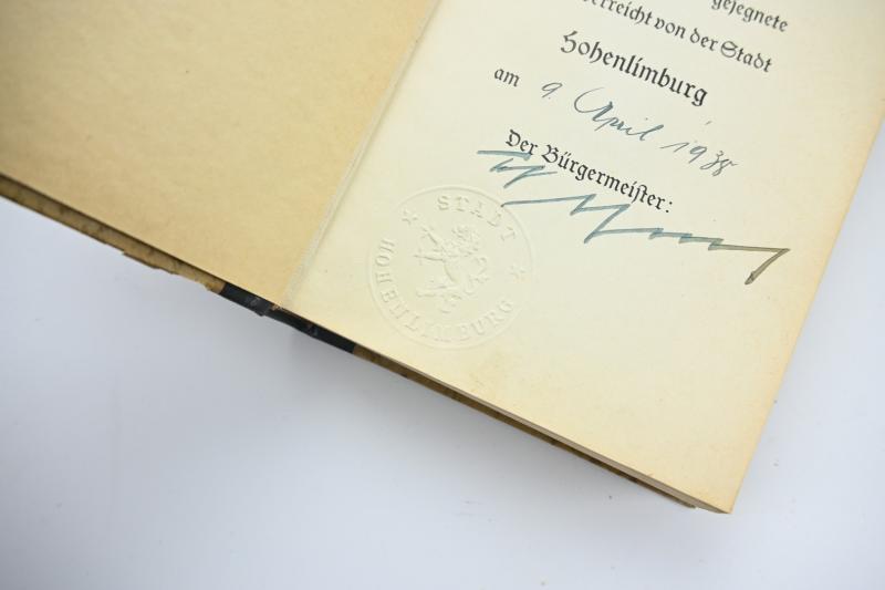 German Adolf Hitler Mein Kampf Book 'Hohenlimburg'