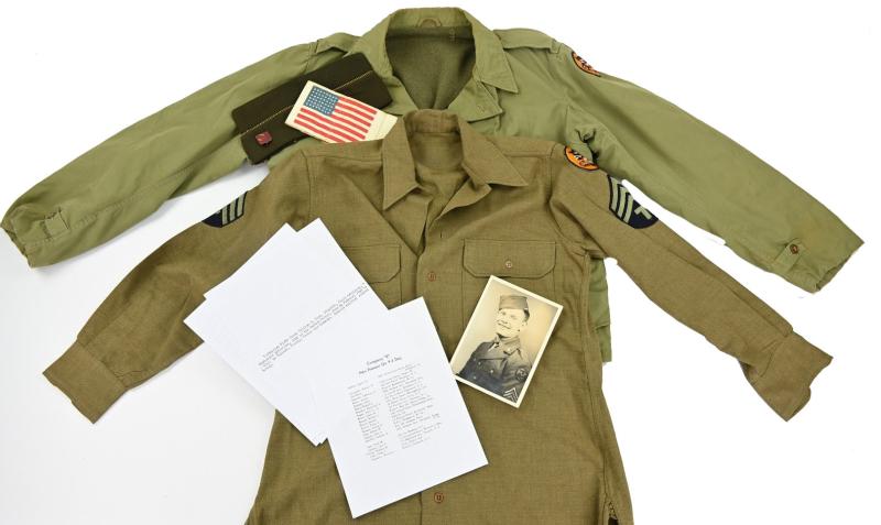 US WW2 813th Tank Destroyer Grouping 'William H. Carr'