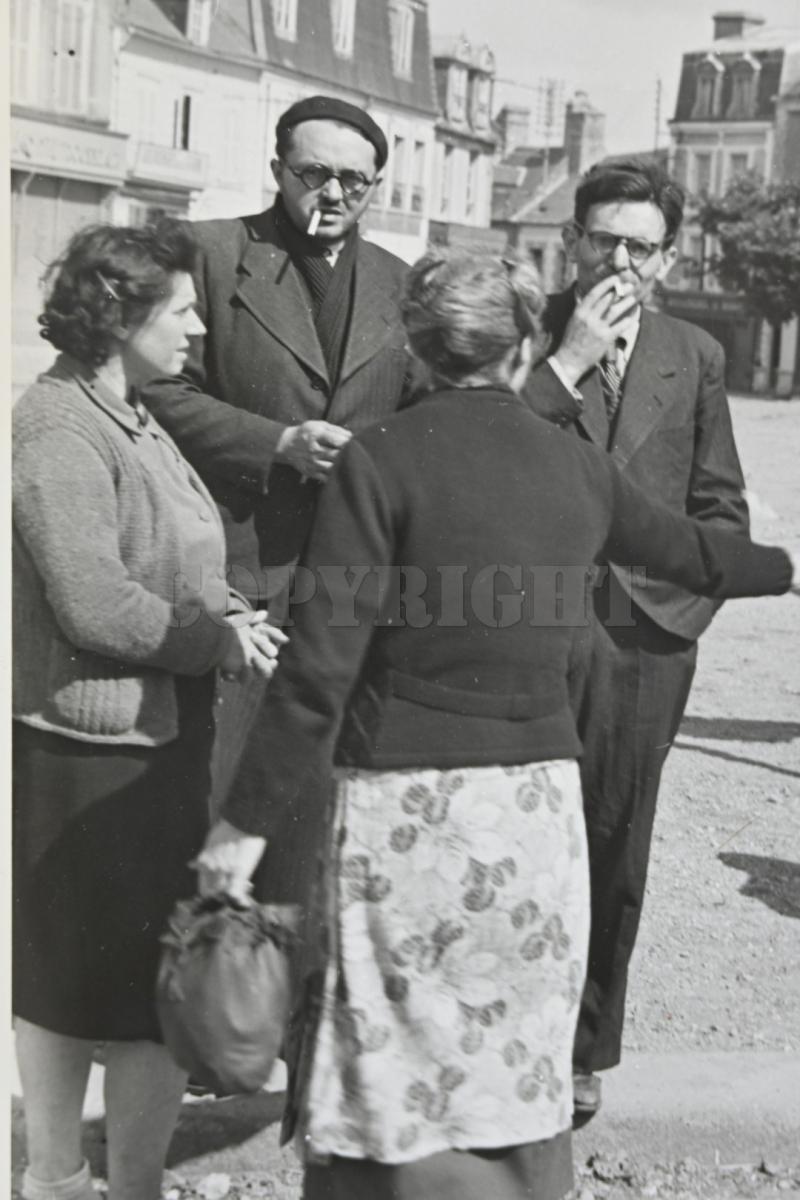 US WW2 101st Airborne Division, 401th GIR Press Picture Carentan