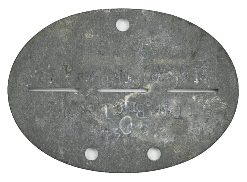 Dutch SS Dog-Tag SS-Freiwilligen-Grenadier-Brigade Landstorm Nederland