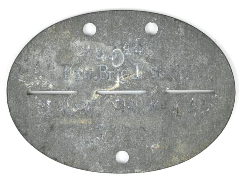 Dutch SS Dog-Tag SS-Freiwilligen-Grenadier-Brigade Landstorm Nederland