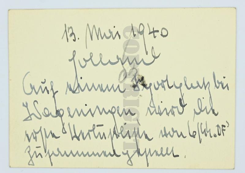 German SS-VT Regiment 'Der Fuhrer' Picture 13 May 1940