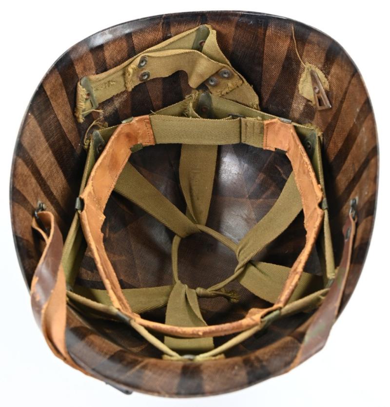 US WW2 M1 Helmet Liner '1st Lieutenant'