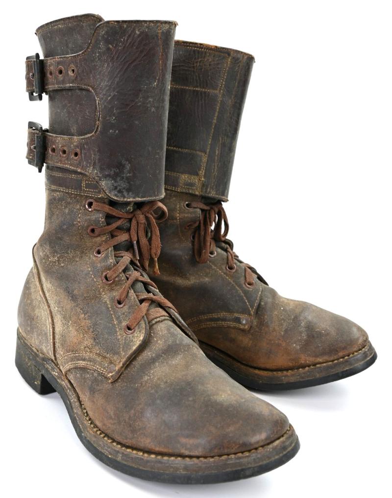 US WW2 Double Buckle Combat Boots