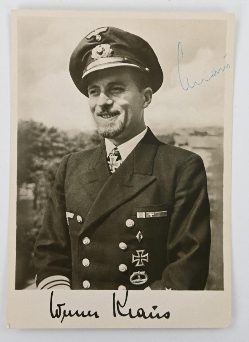 Signature of KM Knight's Cross Recipient 'Hans-Werner Kraus'