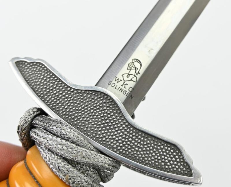 German LW Dagger and Hanger Gold plated