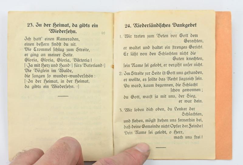 German NSDAP Songbook 'Mit Hitler Marschieren wir Furchtlos und Stark!'
