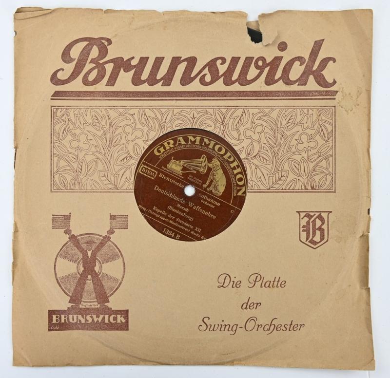 German Third Reich Era Music Record 'SA Standarte'