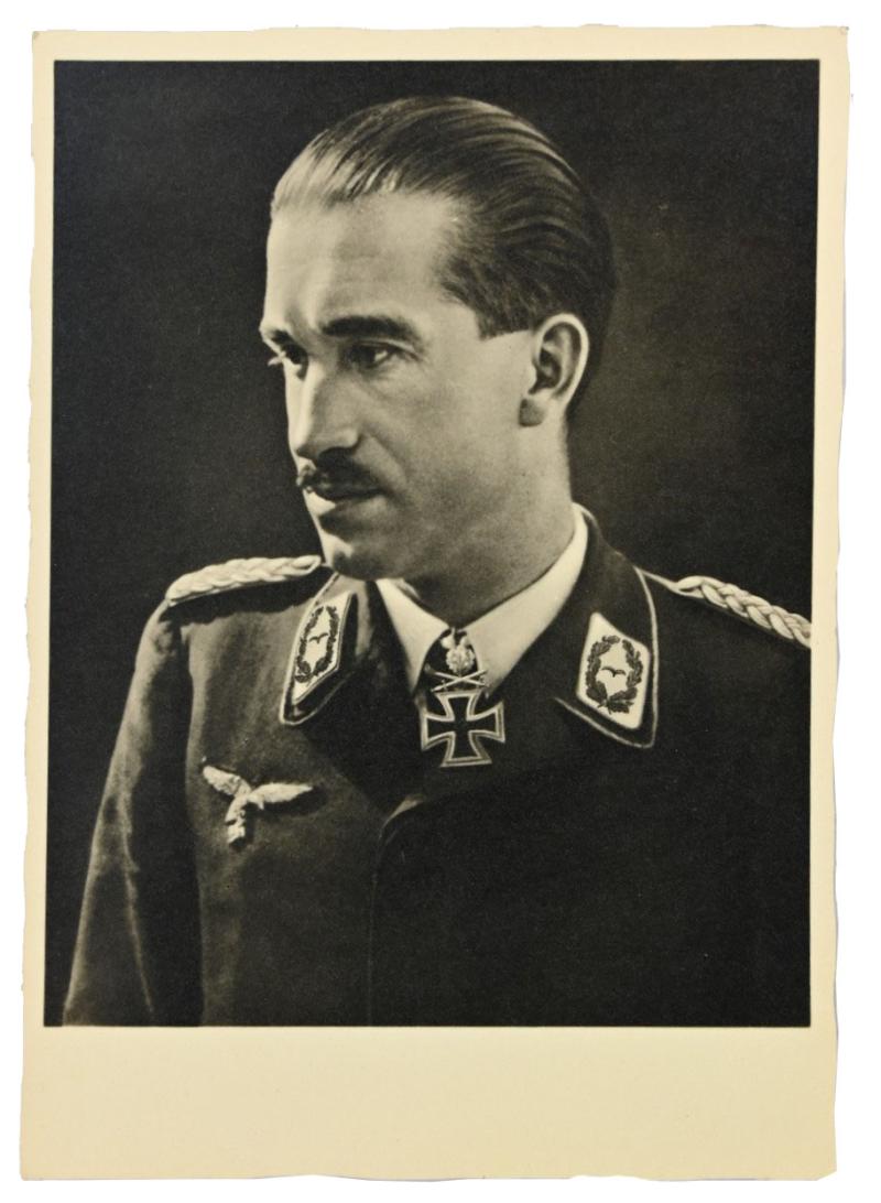 German Portrait Picture 'Generalmajor Galland'