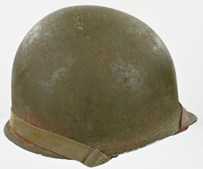 US WW2 Named M1 Combat Helmet 'Norman R. Frost'