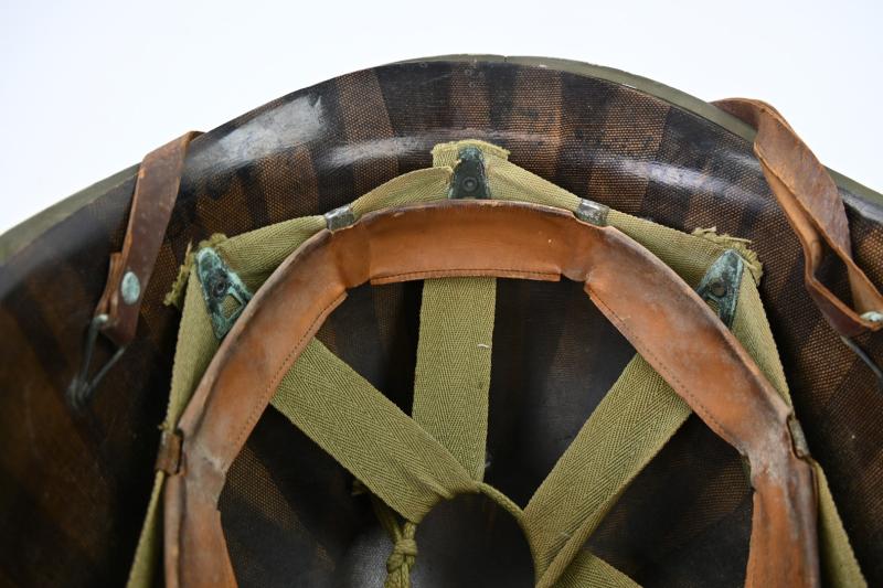 US WW2 Named M1 Combat Helmet 'Norman R. Frost'