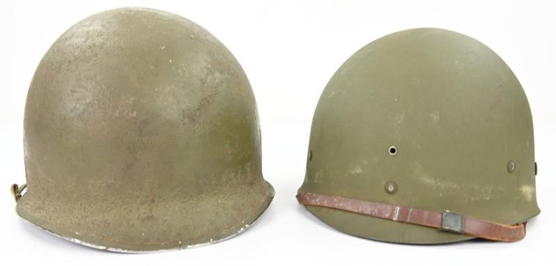 US WW2 Named M1 Combat Helmet 'Norman R. Frost'
