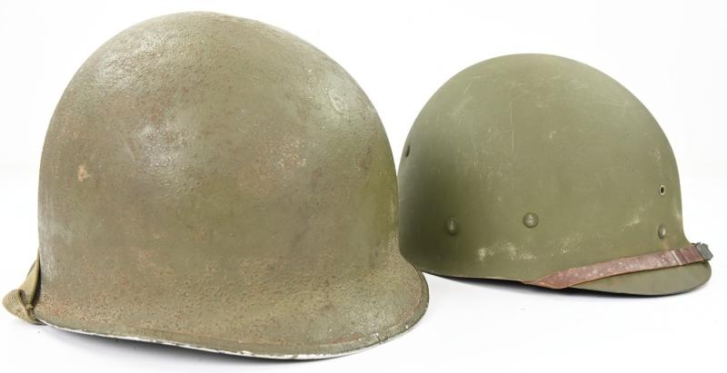 US WW2 Named M1 Combat Helmet 'Norman R. Frost'