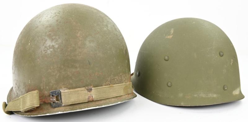US WW2 Named M1 Combat Helmet 'Norman R. Frost'