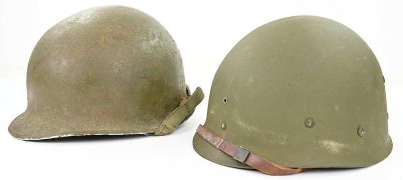 US WW2 Named M1 Combat Helmet 'Norman R. Frost'