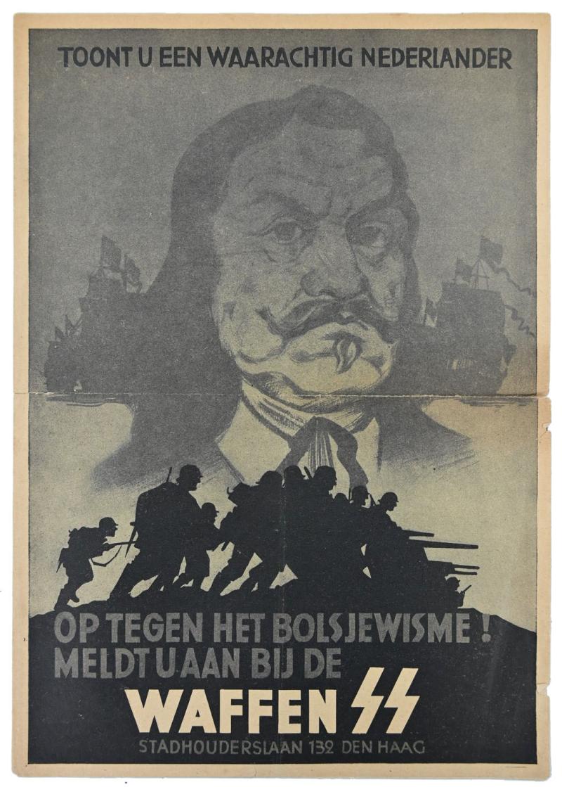 Dutch Waffen-SS Recruitment Flyer 'Legion Niederlande'