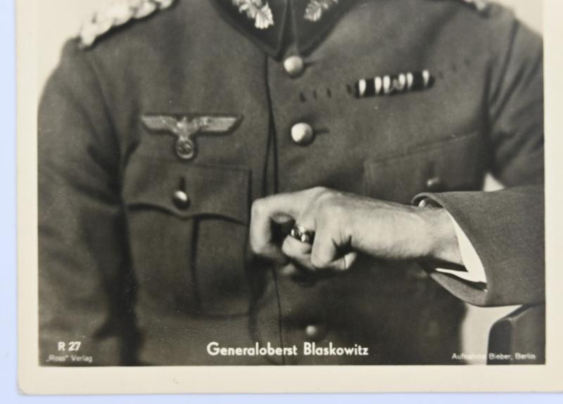 German WH Postcard 'Generaloberst Blaskowitz'