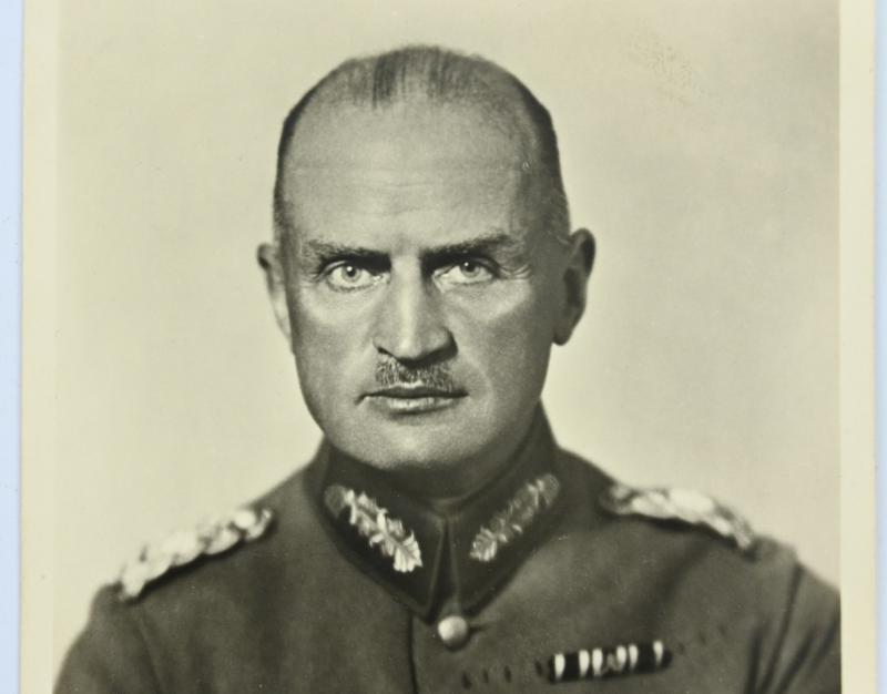German WH Postcard 'Generaloberst Blaskowitz'
