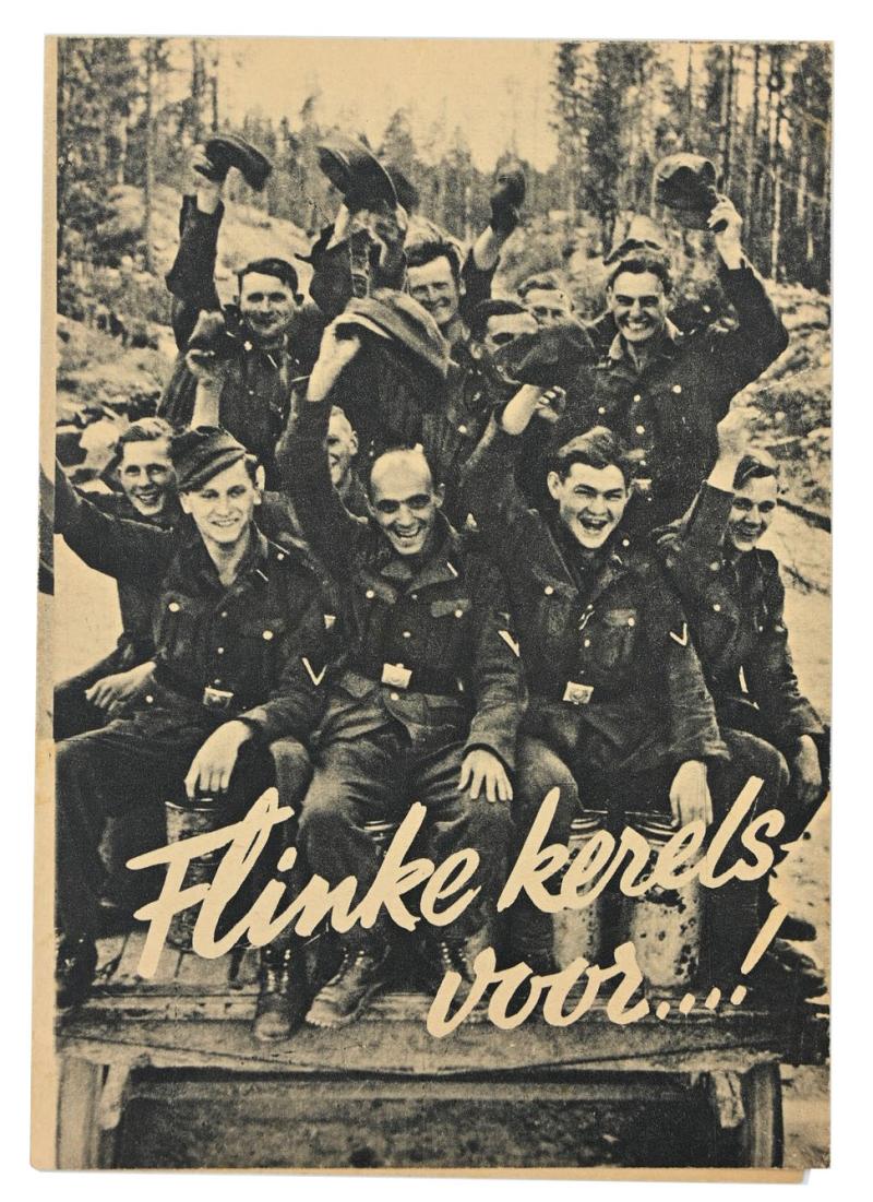 German Dutch Waffen-SS Recruitment Flyer