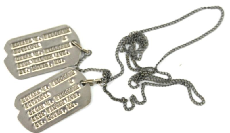 US WW2 Dog-tag Set 'Edward W. Williams'