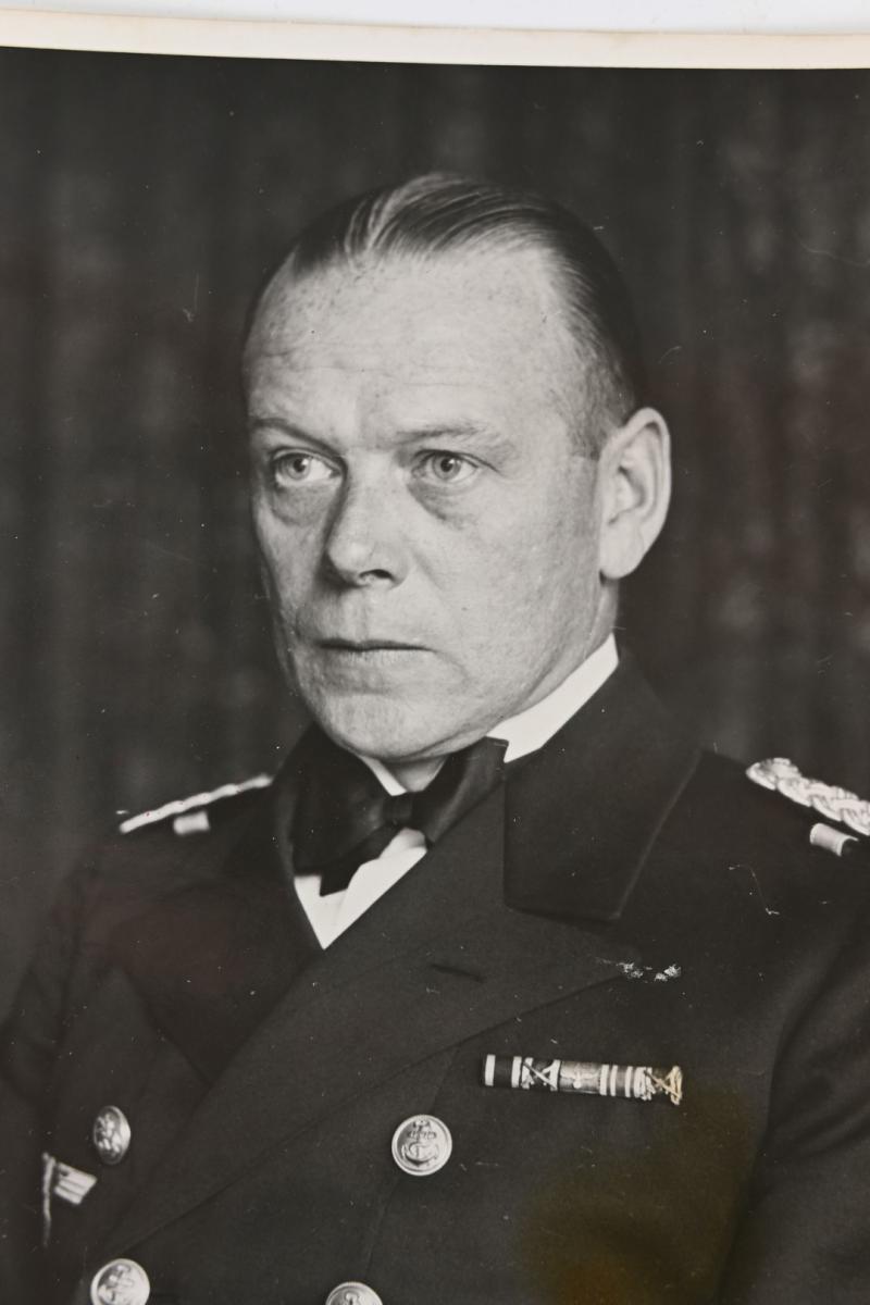 German KM Portrait Picture/ Press Photo Korvettenkapitän Kurt Besthorn