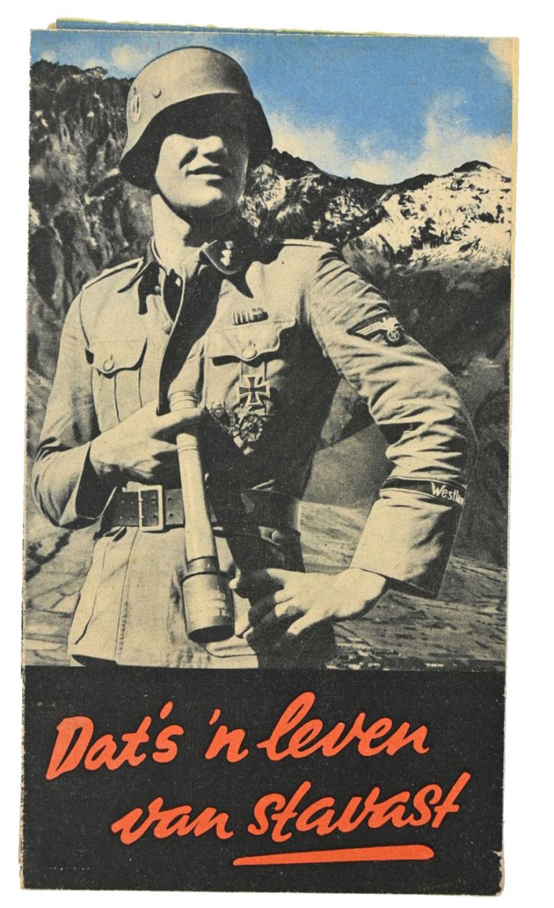 German Dutch Waffen-SS Recruitment Flyer
