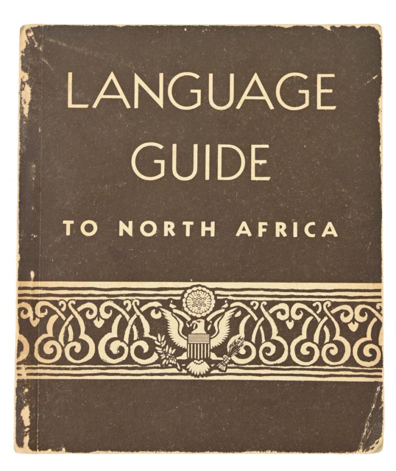 US WW2 North African Language Guide
